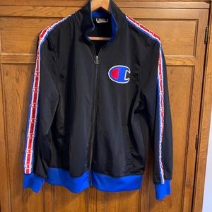 Champion track jacket size large